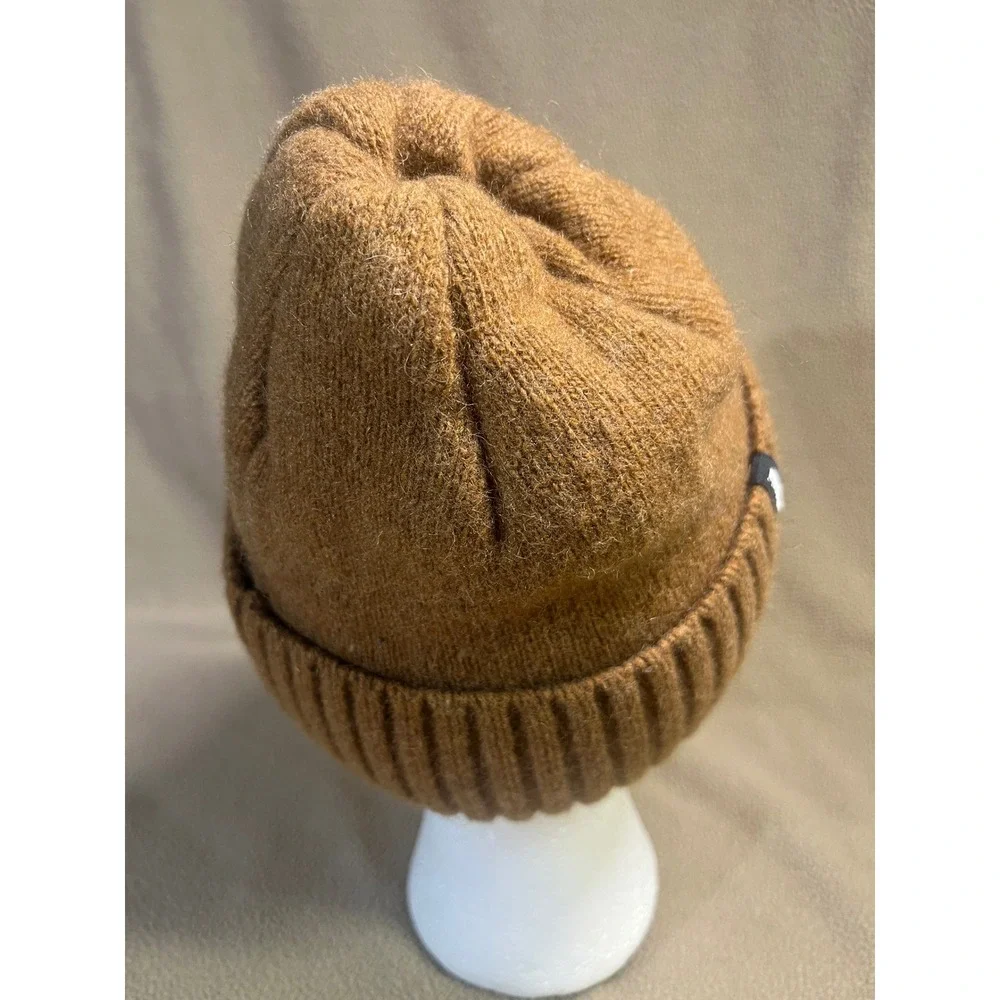 Patagonia Brodeo Beanie Brown Recycled Wool Blend Ribbed Cuff Patagonia‎ Brodeo
